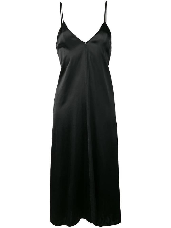 Forte Forte Midi Slip Dress - Black