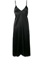 Forte Forte Midi Slip Dress - Black