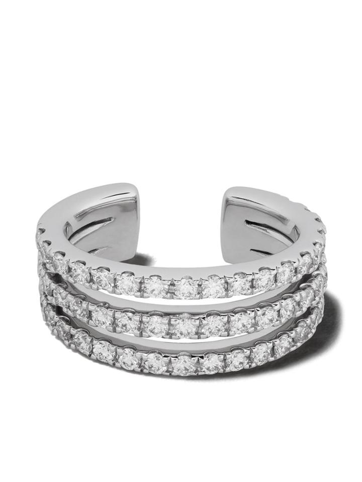 White Bird 18kt White Gold Diamond Joséphine Earcuff