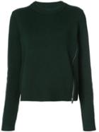 Proenza Schouler - Knitted Pullover - Women - Silk/cashmere/wool - Xs, Green, Silk/cashmere/wool