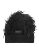 Prada Cablé Knit Hat - Black