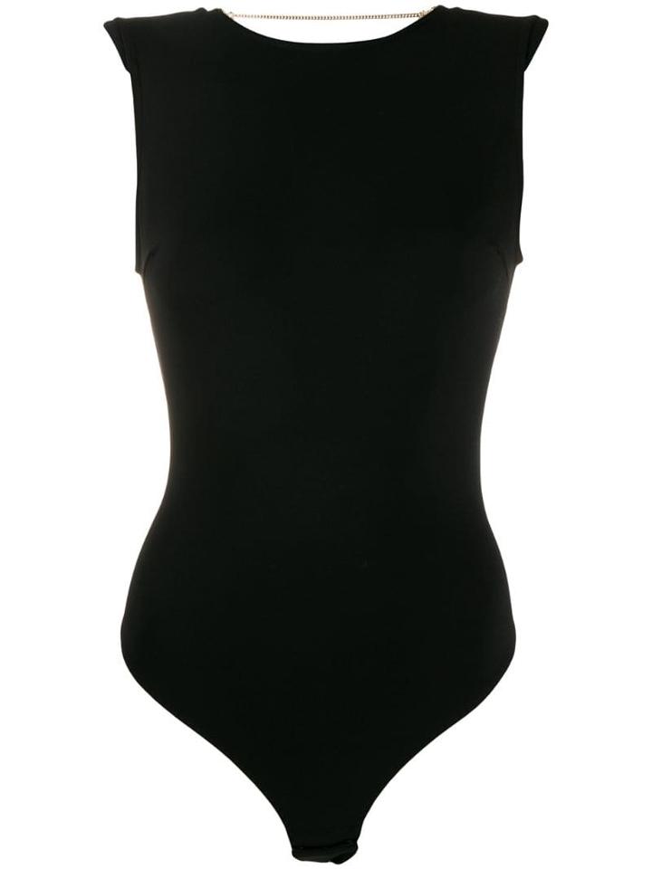 Elisabetta Franchi Open Back Body - Black