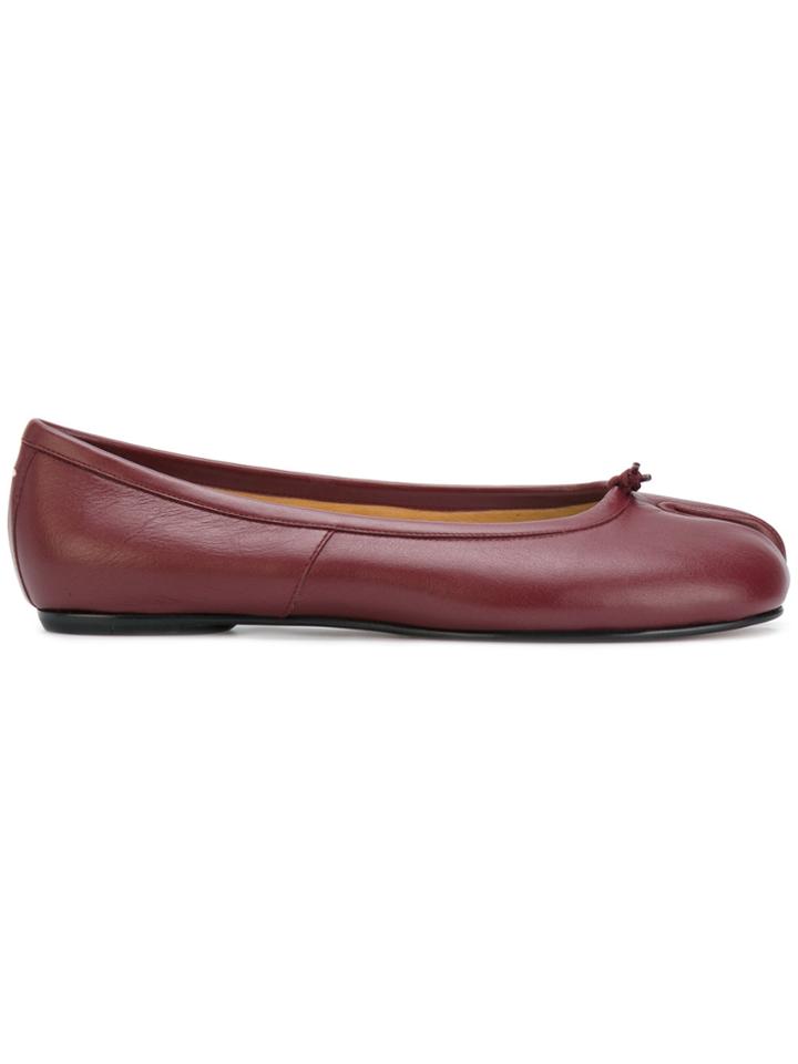 Maison Margiela Tabi Ballerina Shoes - Red
