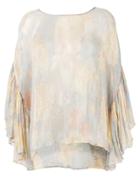 Mes Demoiselles Pensee Sheer Blouse - Neutrals