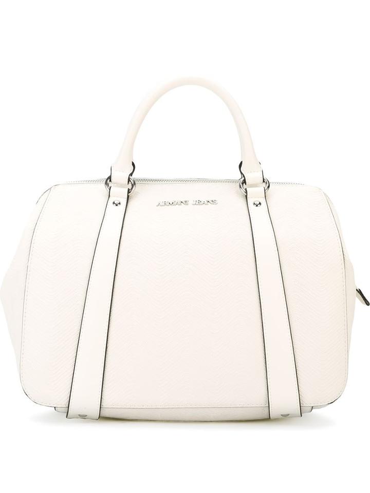 Armani Jeans Top Zip Tote
