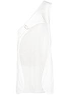 Comme Des Garçons Homme Plus One Shoulder Adjustable Vest - White
