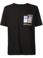 Palm Angels Logo Print T-shirt, Men's, Size: Xl, Black, Cotton