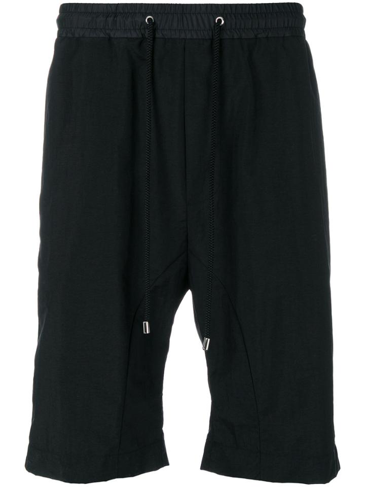 Les Hommes Urban Casual Sports Shorts - Black