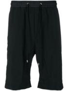 Les Hommes Urban Casual Sports Shorts - Black