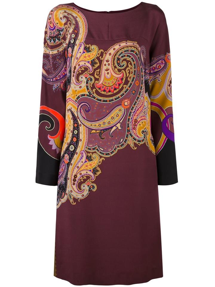 Etro Paisley Print Shift Dress