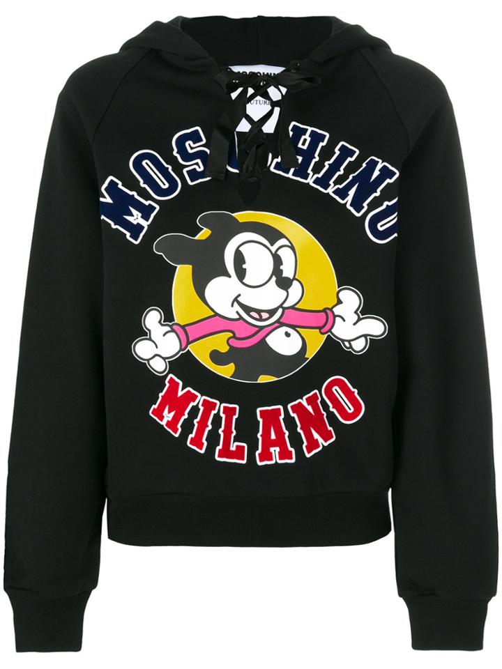 Moschino Mickey Milano Hoodie - Black