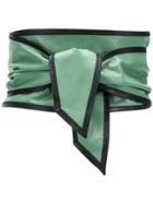 Philosophy Di Lorenzo Serafini Contrast Trim Sash Belt - Green