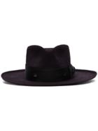 Nick Fouquet Black Buena Vista Ribbon Embellished Fur Hat