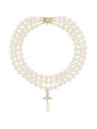 Vivienne Westwood Layered Pearl Necklace - White