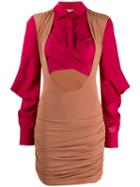 Roberto Cavalli Cut-out Bodycon Dress - Neutrals