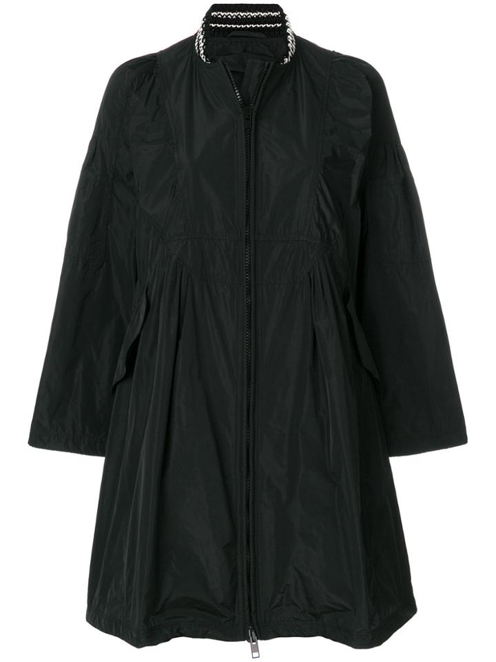Ermanno Scervino Wide Sleeved Coat - Black