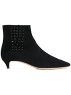 Tod's Embellished Ankle Boots - Black