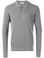 Sun 68 Longsleeved Polo Shirt - Grey