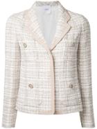 Agnona Woven Blazer - Nude & Neutrals