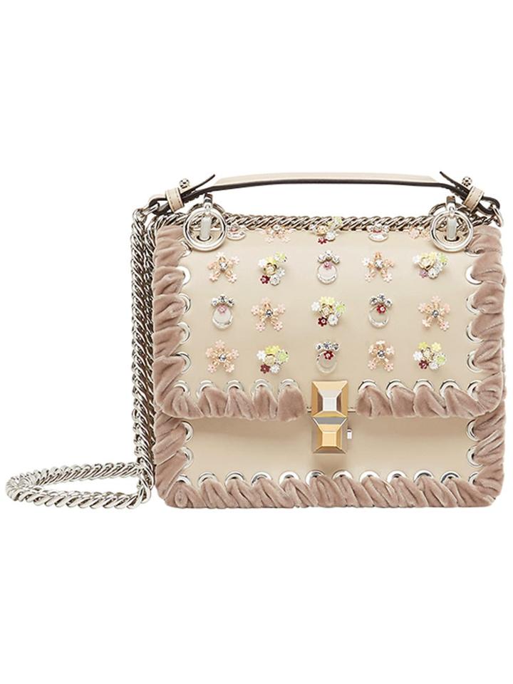 Fendi Kan I Small Shoulder Bag - Neutrals