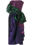 Roberto Capucci Vintage Capucci Ruffled Gown - Pink & Purple