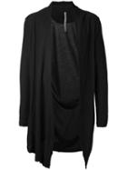 First Aid To The Injured - Ciliary Cardigan - Unisex - Cotton - 4, Black, Cotton