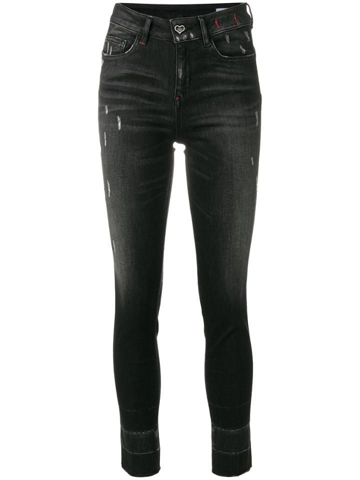 Twin-set Distressed Effect Jeans - Black