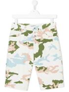 Dondup Kids Camouflage Chino Shorts - Nude & Neutrals