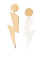 Isabel Marant Lightning Bolt Earrings - Gold