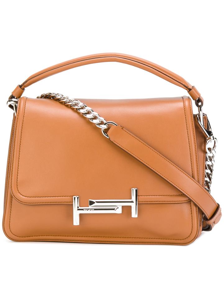 Tod's Removable Strap Tote - Nude & Neutrals