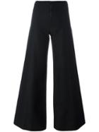 Emanuel Ungaro Vintage Flared Oversize Trousers, Women's, Size: 8, Black
