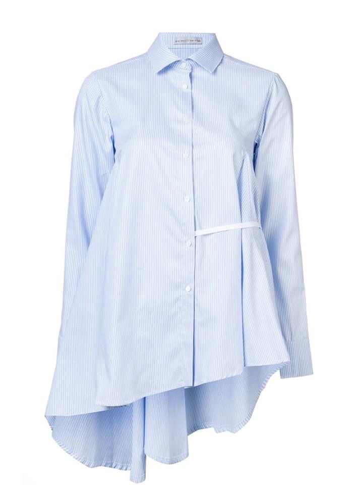 Palmer / Harding Striped Asymmetric Shirt