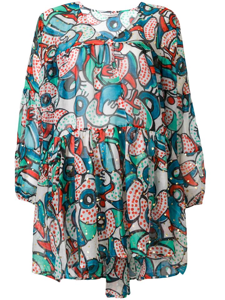 Tsumori Chisato Short Printed Dress - Multicolour