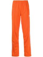 Adidas Logo Printed Track Pants - Orange