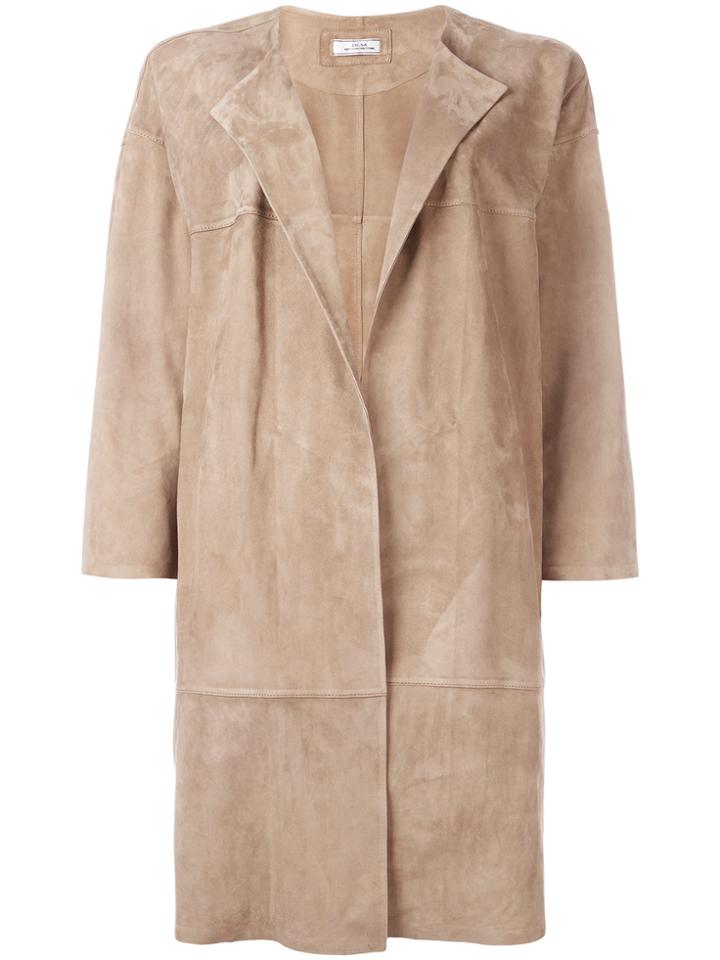 Desa Collection Oversized Coat - Nude & Neutrals