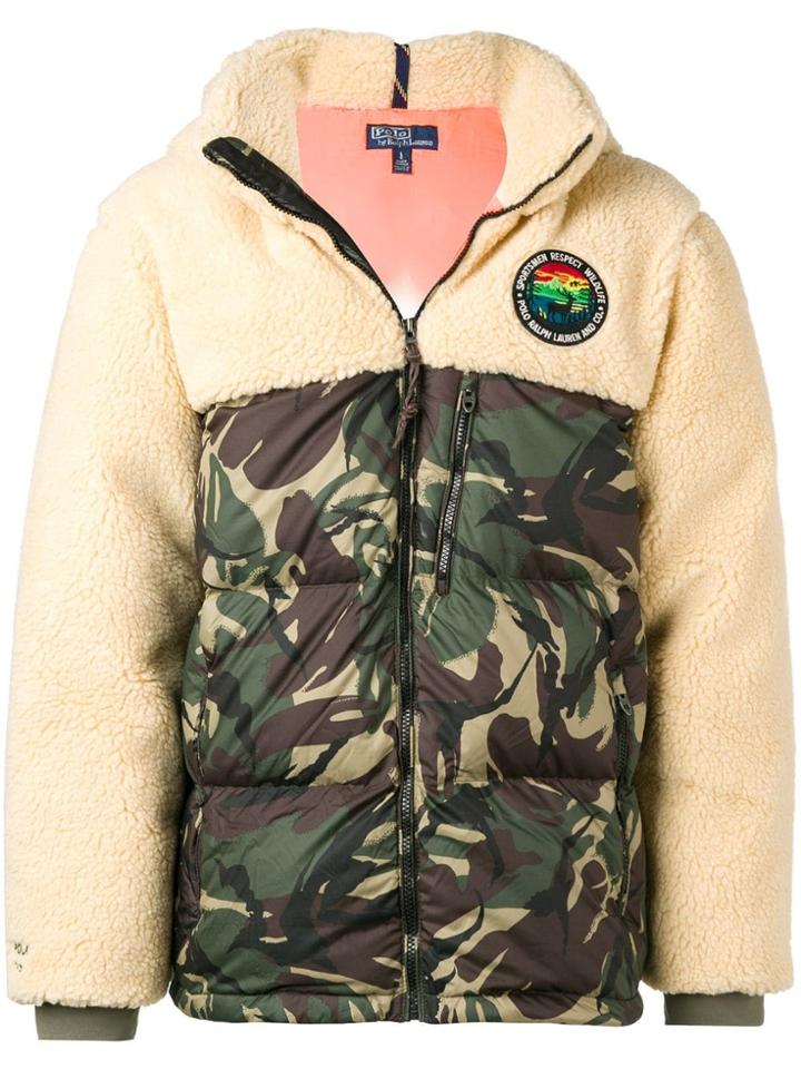 Polo Ralph Lauren Contrast Camo Jacket - Neutrals