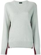 Joseph Two Tone Jumper - Blue