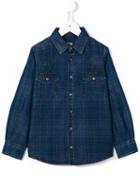 Morley Checked Shirt, Boy's, Size: 6 Yrs, Blue