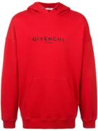Givenchy Paris Vintage Hoodie - Red