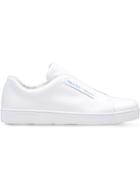 Prada Leather Slip-on Sneakers - White