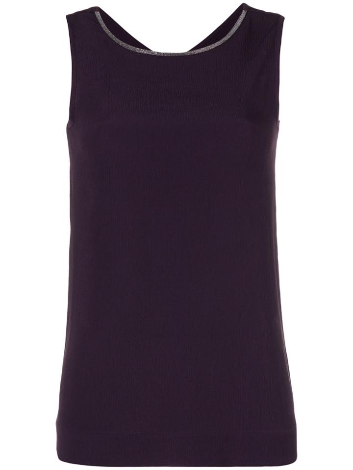 Fabiana Filippi Sleeveless Top - Pink & Purple