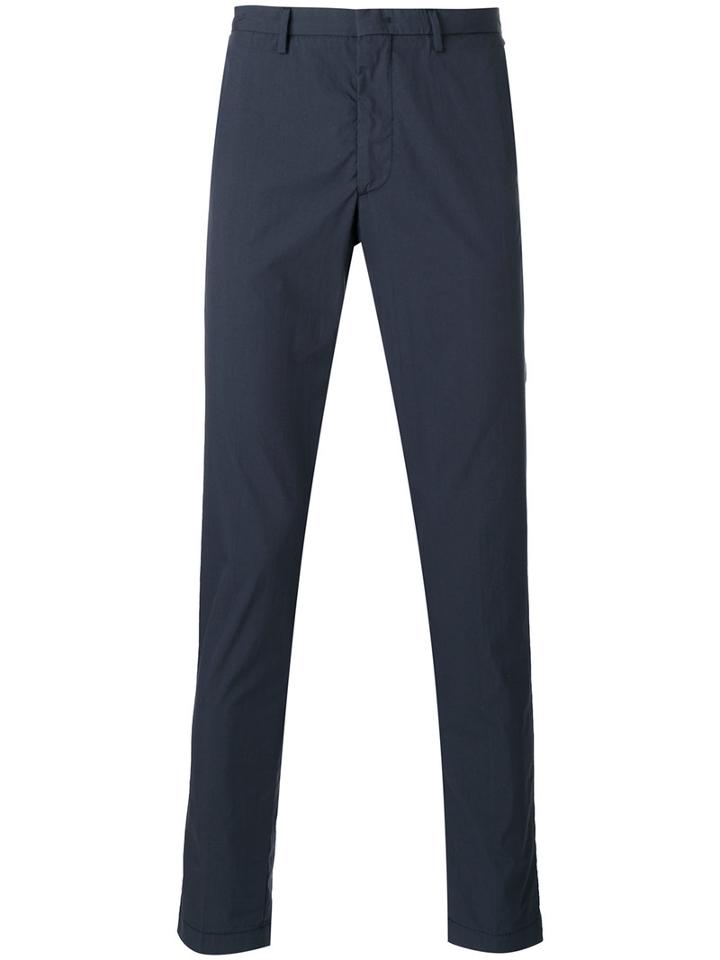 Boss Hugo Boss - Kait Trousers - Men - Cotton/polyimide - 52, Blue, Cotton/polyimide