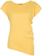 Issey Miyake Vintage Asymmetric Logo T-shirt - Yellow & Orange