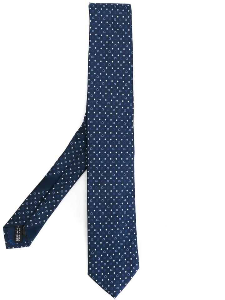 Salvatore Ferragamo Gancio Classic Tie - Blue