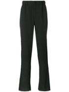 Issey Miyake Men Pinstripe Trousers - Black