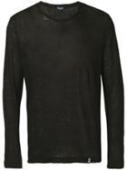 Drumohr Crew Neck Sweatshirt - Black