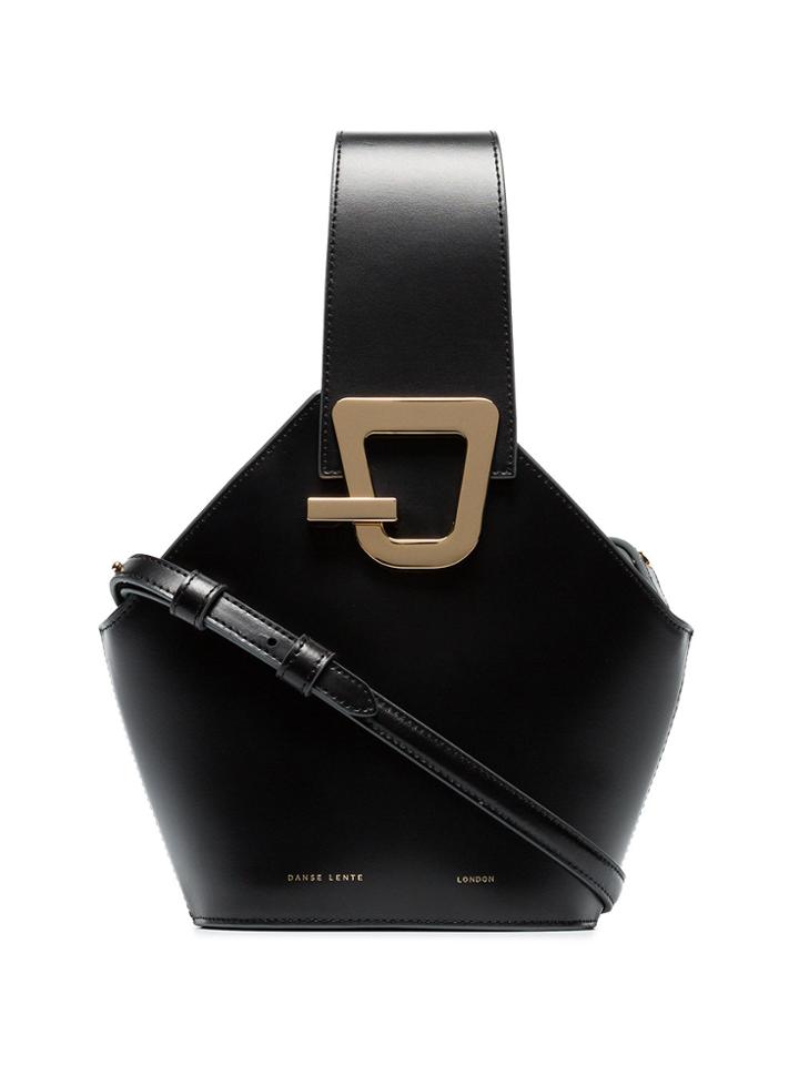 Danse Lente Black Johnny Mini Leather Shoulder Bag