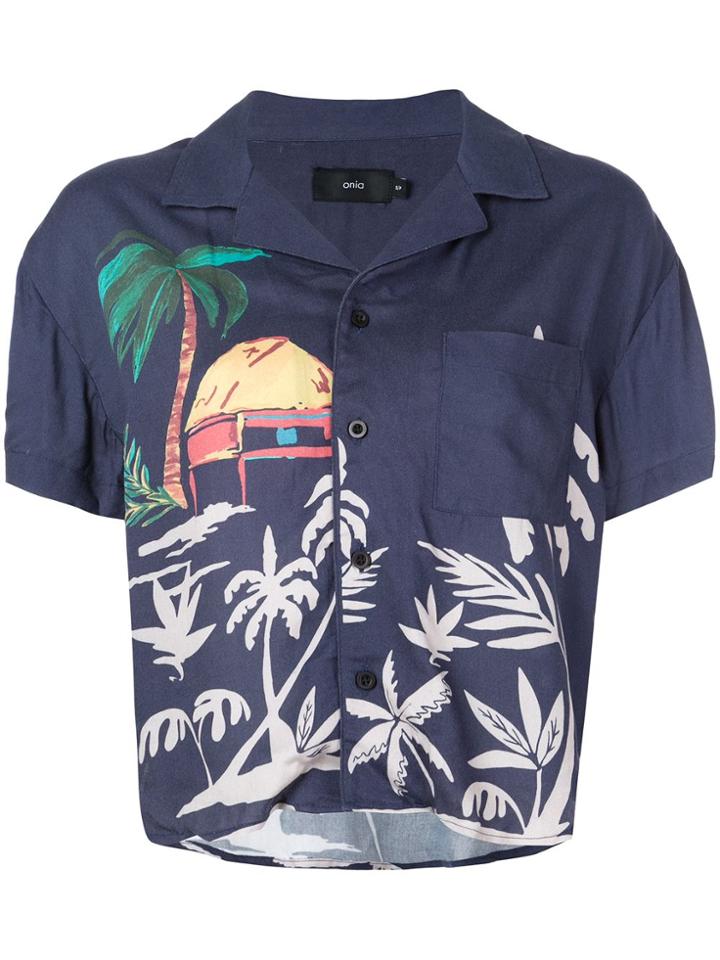 Onia Paradise Hut Shirt - Blue