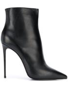 Le Silla Stiletto Heel Ankle Boots - Black