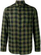 Rag & Bone Plaid Shirt, Men's, Size: Large, Green, Cotton